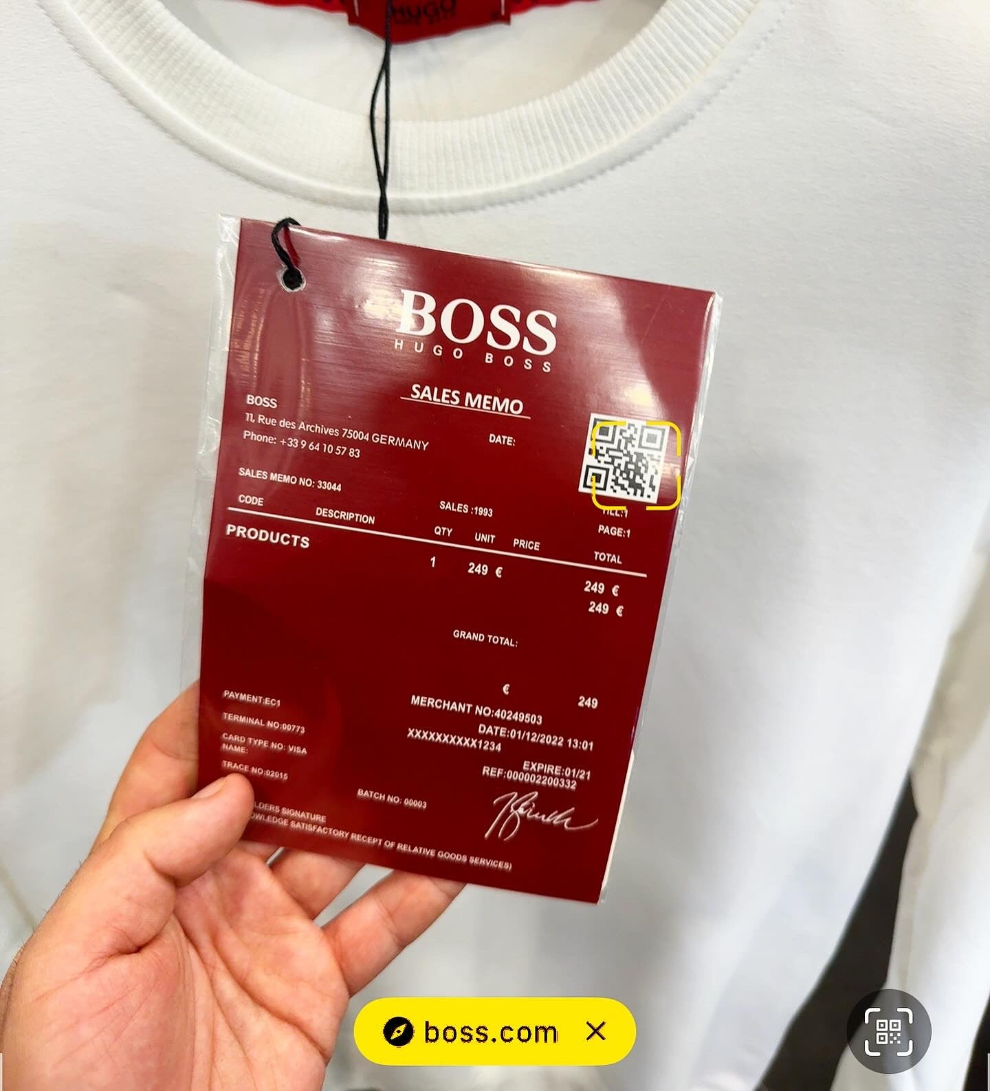 HUGO BOSS ΦΟΥΤΕΡ SALE
